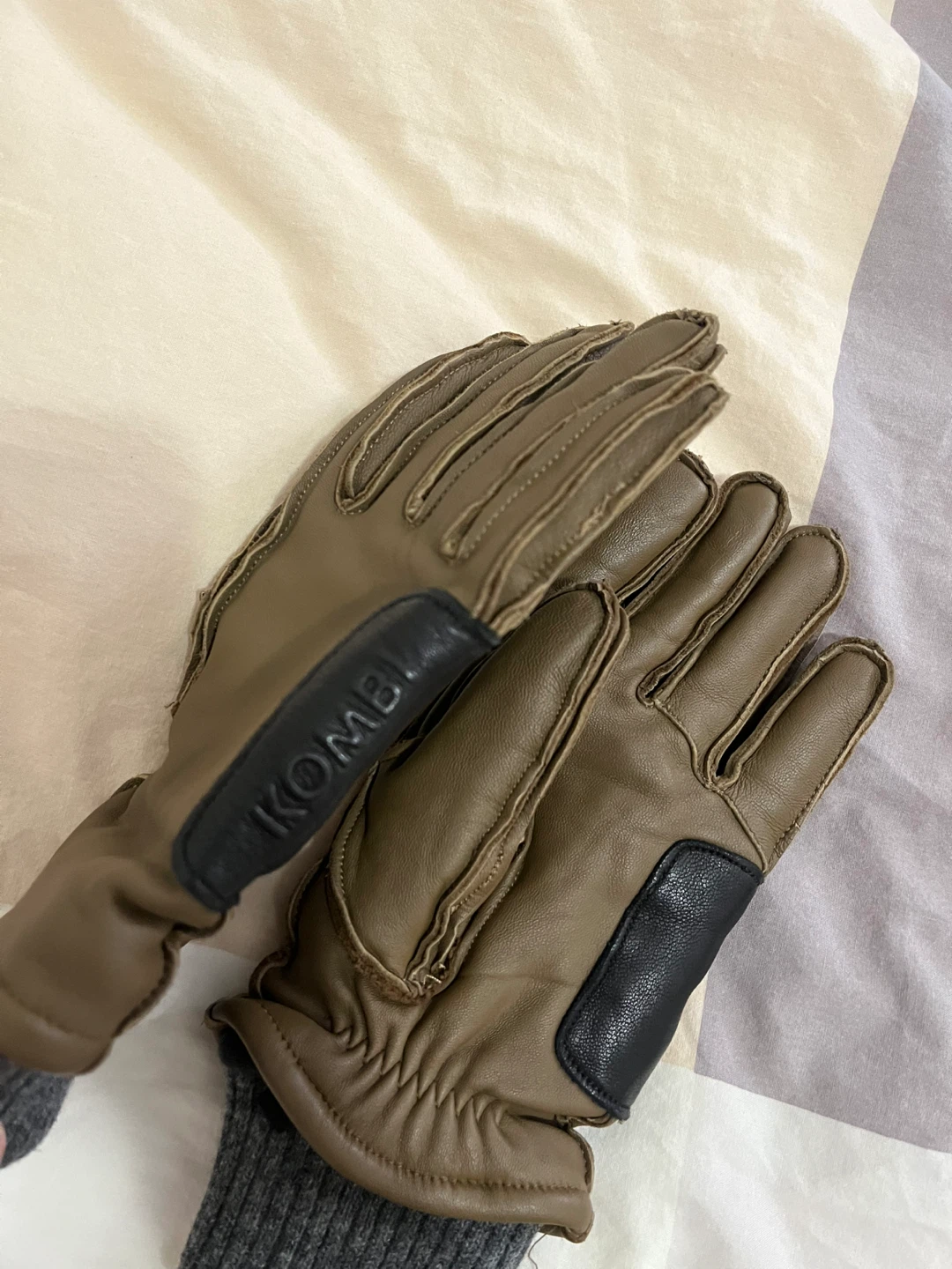 Kombi Leather Gloves - Brown - photo 3