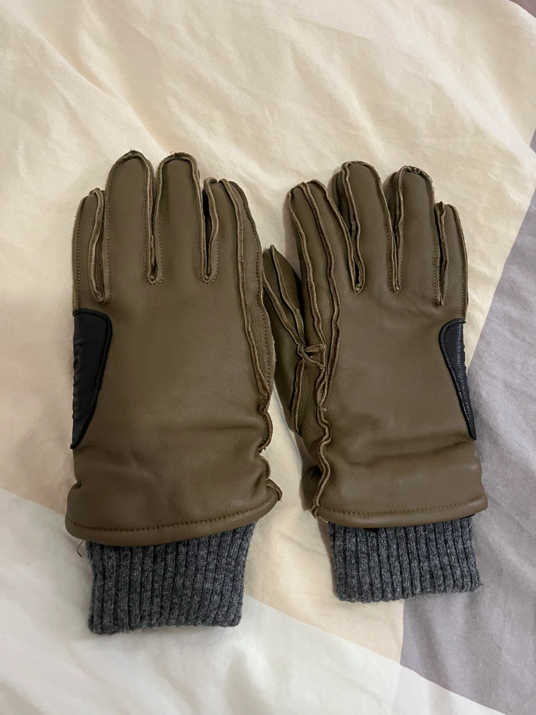 Kombi Leather Gloves - Brown