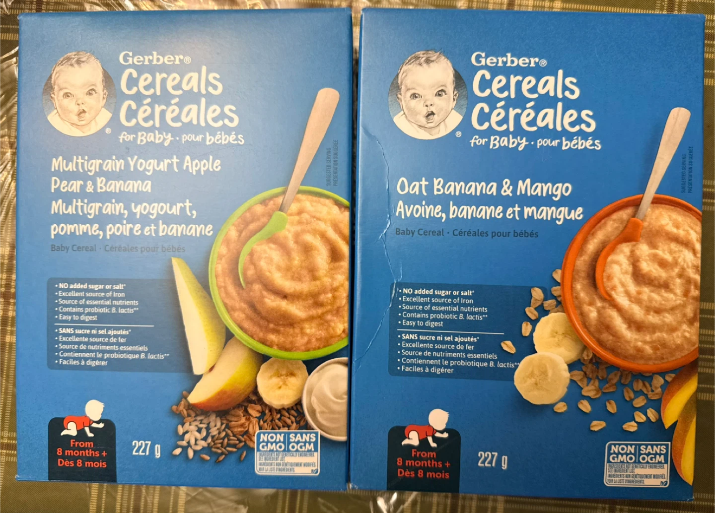 Gerber Cereals - Yogurt Apple Pear & Banana Baby Cereal