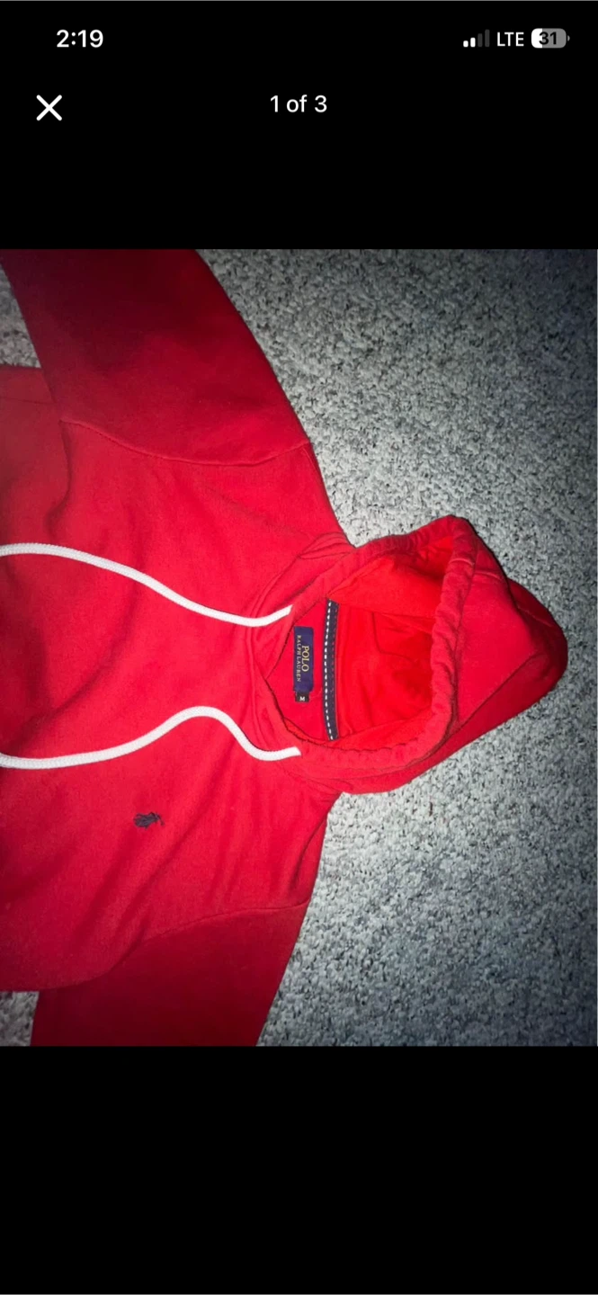 Polo Ralph Lauren Red Hoodie - photo 4