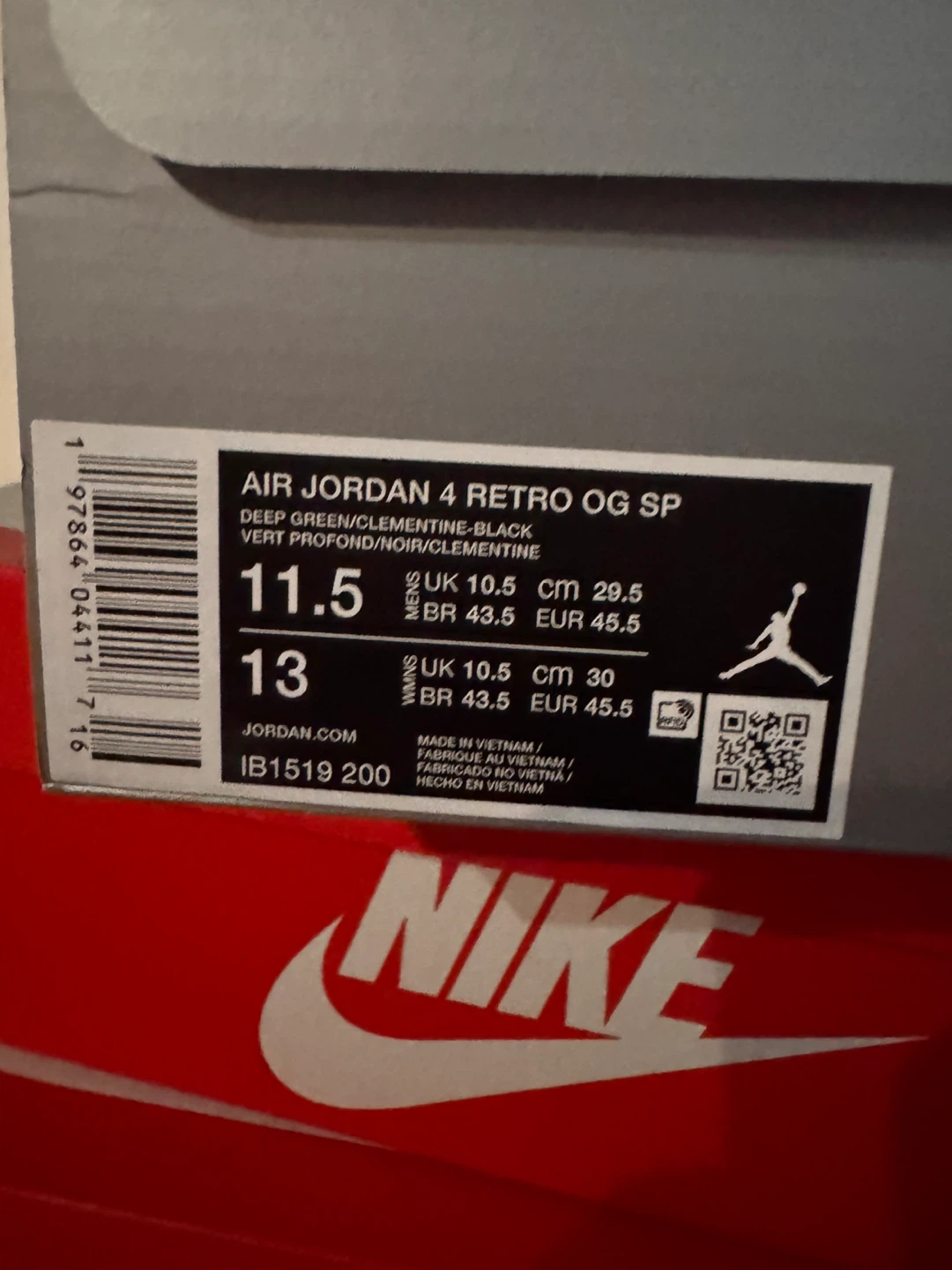 Air Jordan 4 OG SP “Undefeated” 2025 - photo 5