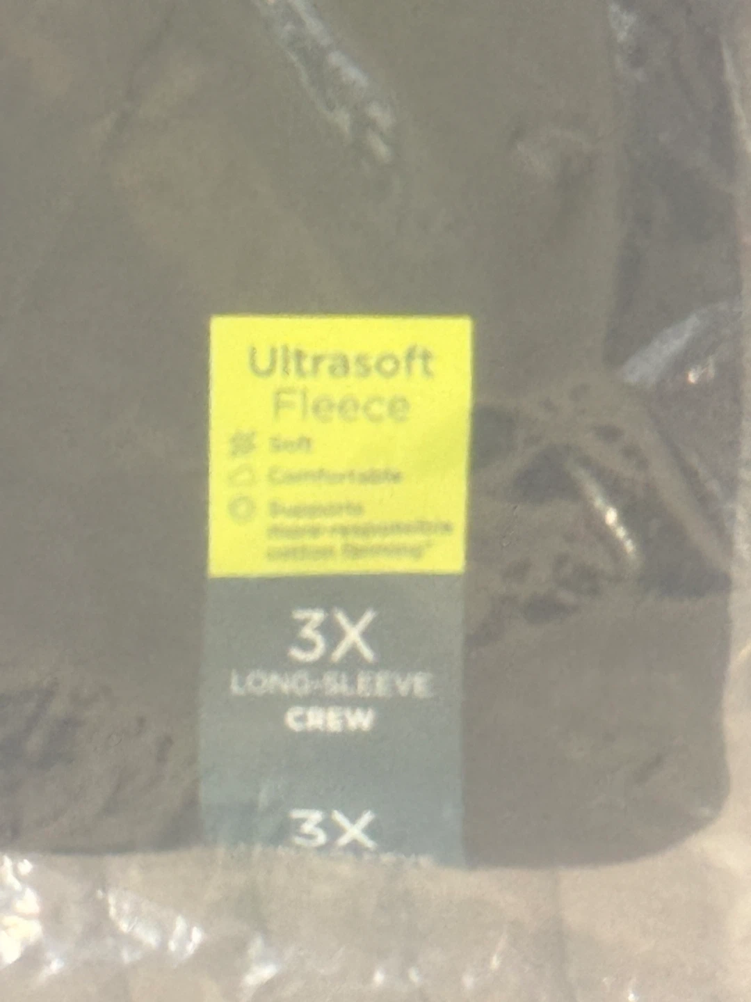 Tek Gear Ultrasoft Fleece Long-Sleeve Crew Shirt 3X - photo 5