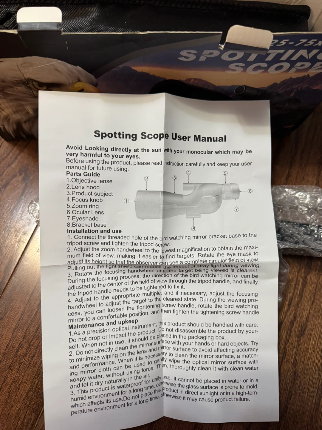 Spotting Scope 25-75x60 - photo 5