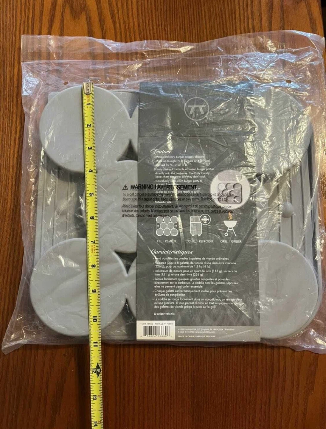 HAMBURGER PRESS, BURGER CADDY & TACO RACK - photo 3