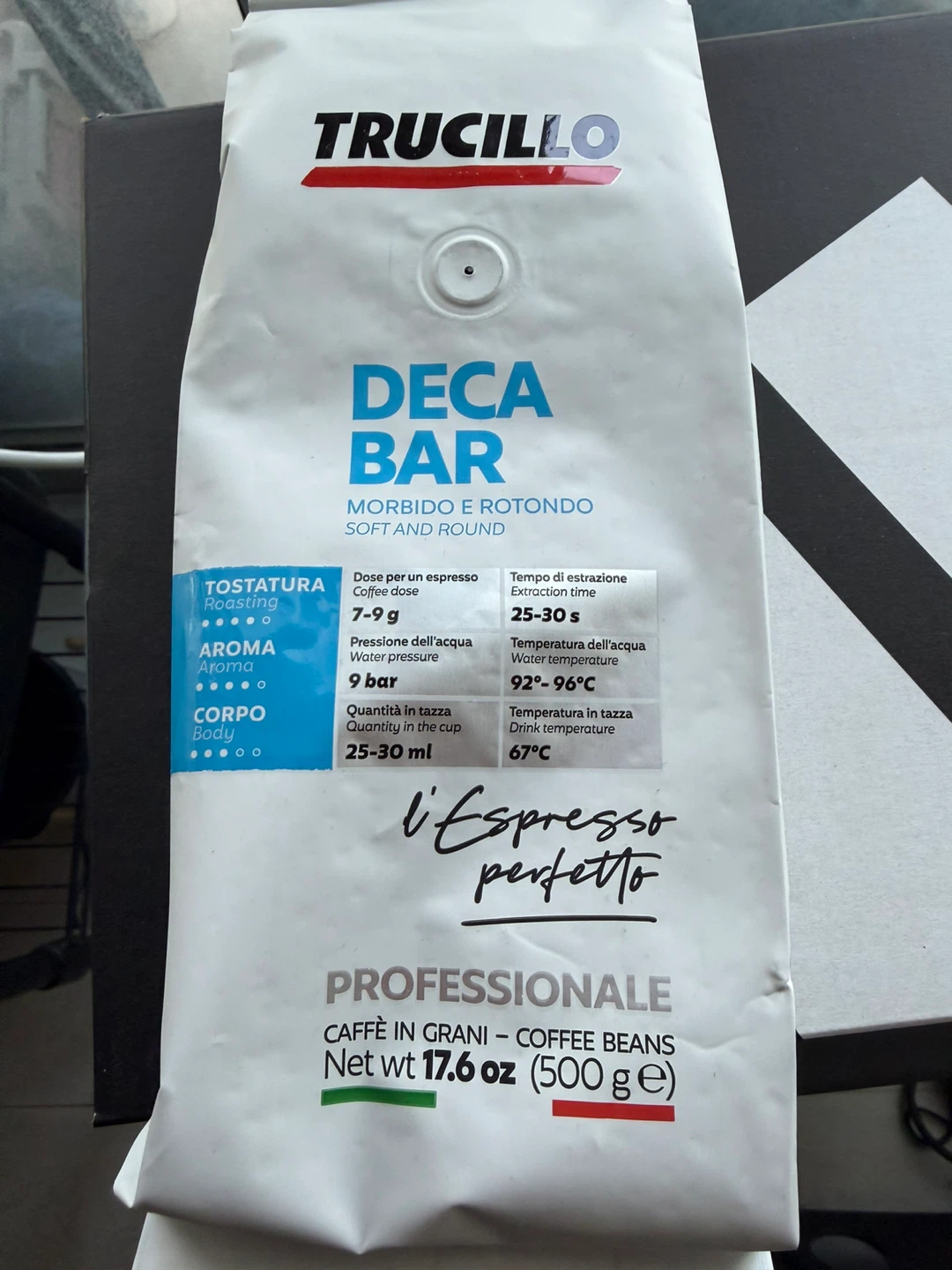 Trujillo Deca Bar Coffee Beans - 500g