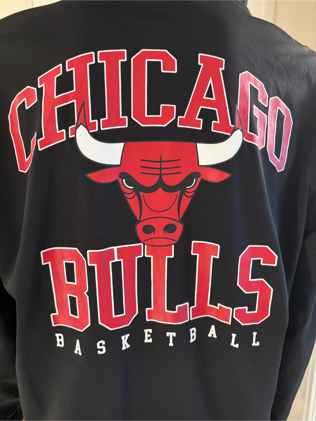 🏀 Chicago Bulls NBA Athletic Quarter-Zip Pullover - Size Large 🏀 - photo 3