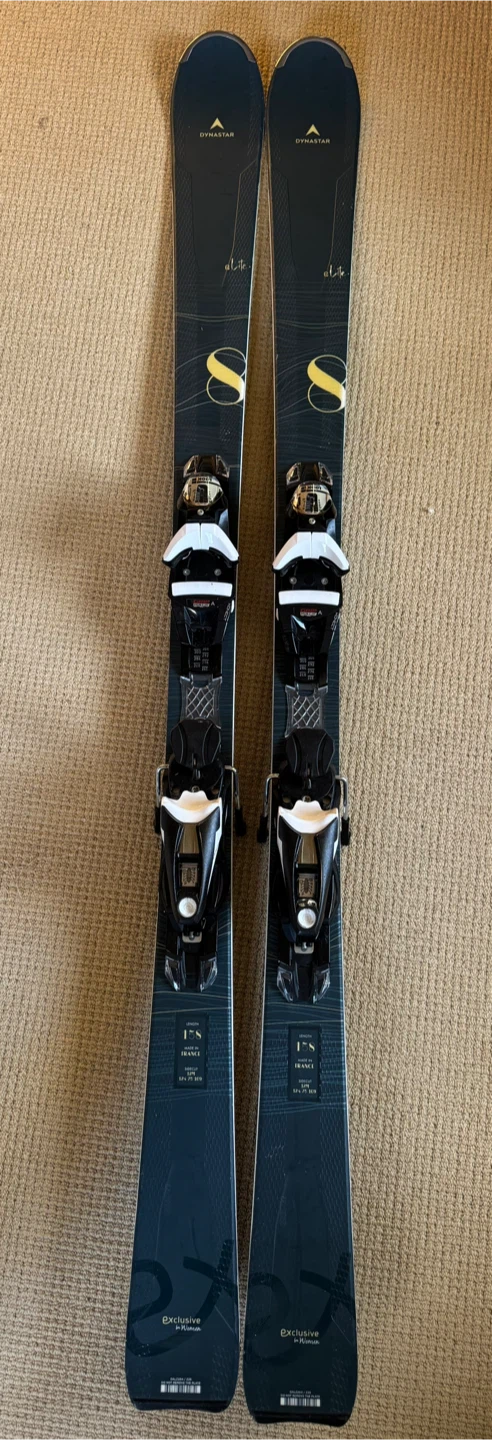 Dynastar Elite Skis 158cm + Look Bindings + Poles