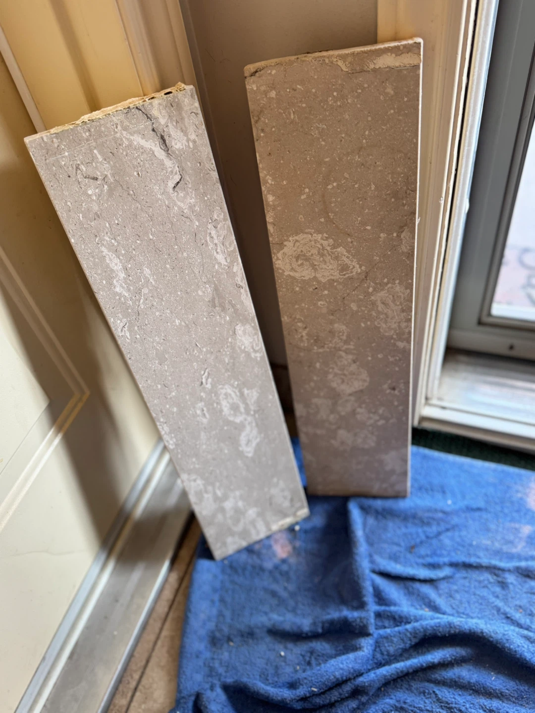 Two marble Trim Pieces