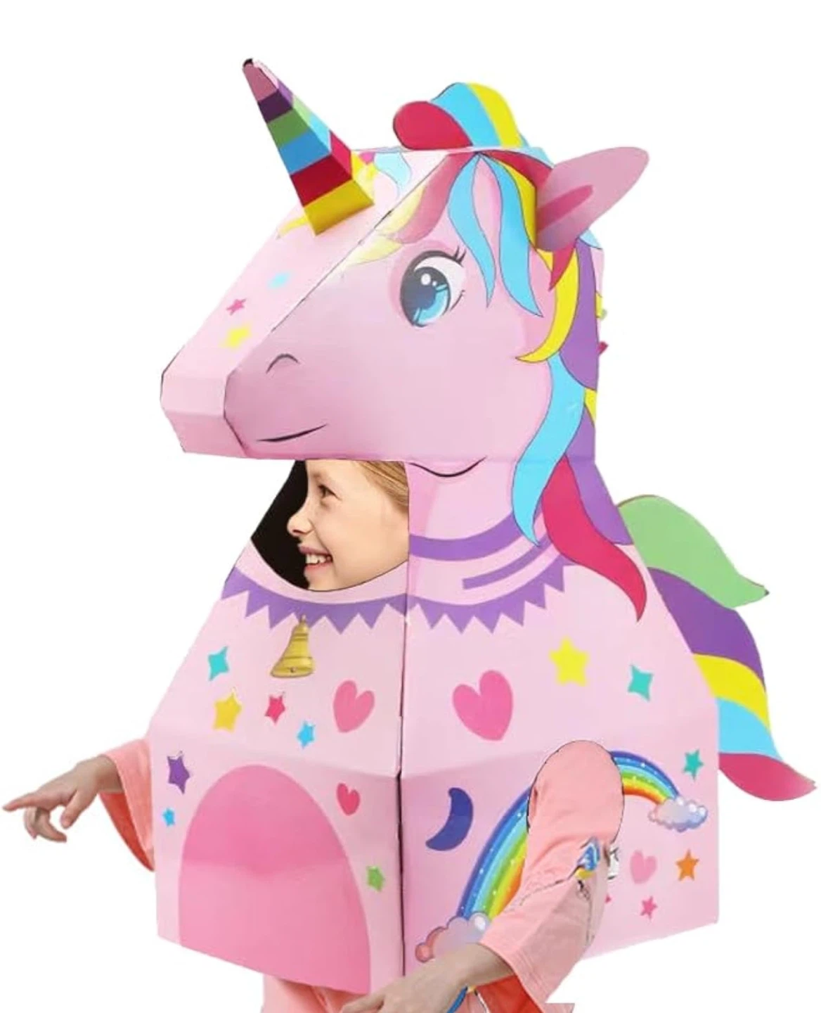 Olympe Store Kids Cardboard Unicorn Costume