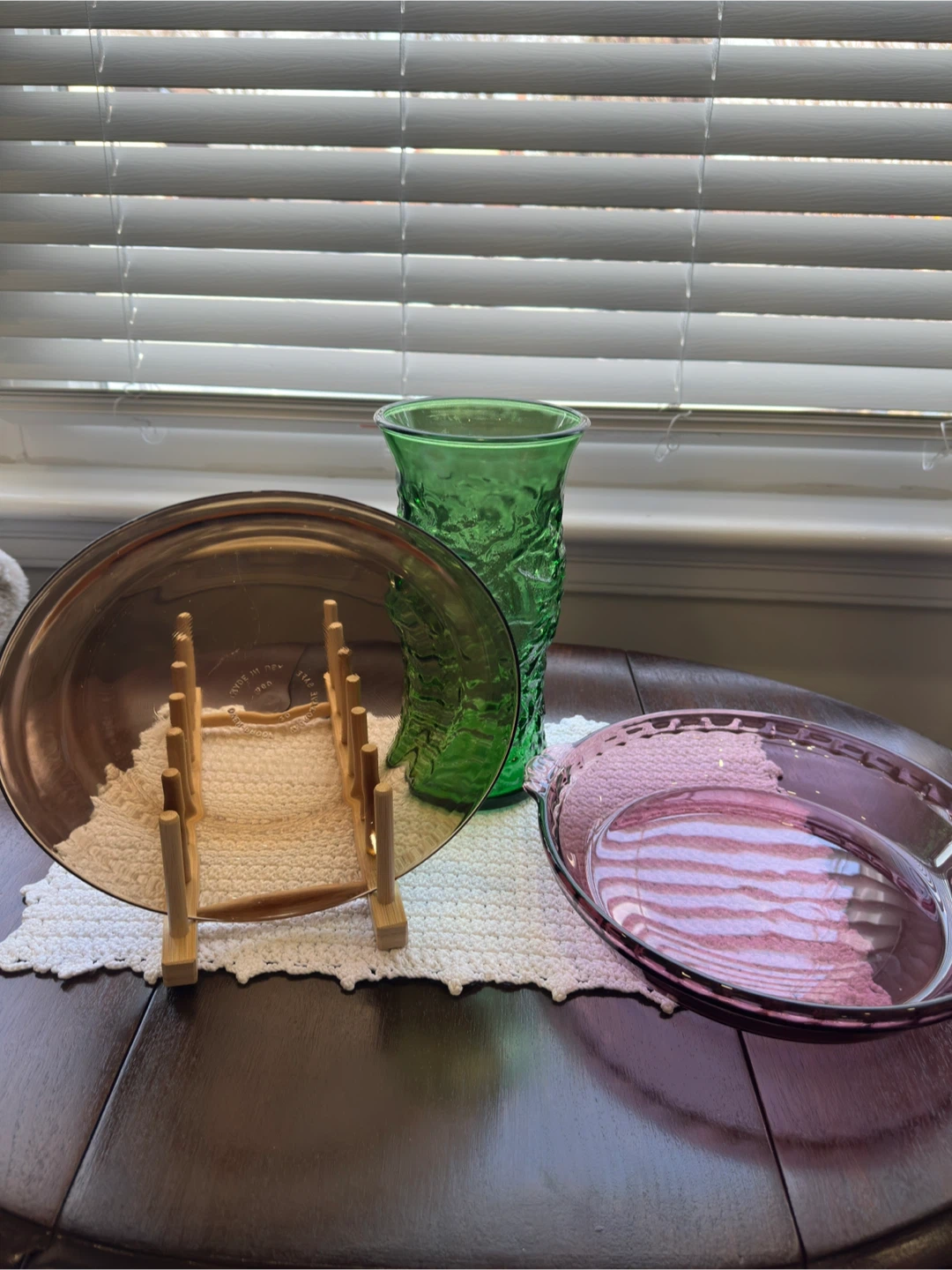 Rare Vintage Pyrex Cranberry Pie Dish - photo 5