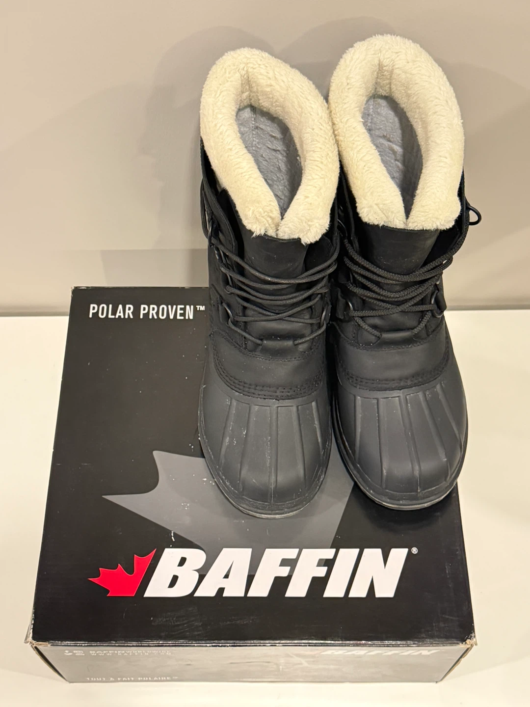 Baffin Men's Black Winter Boots Size 8