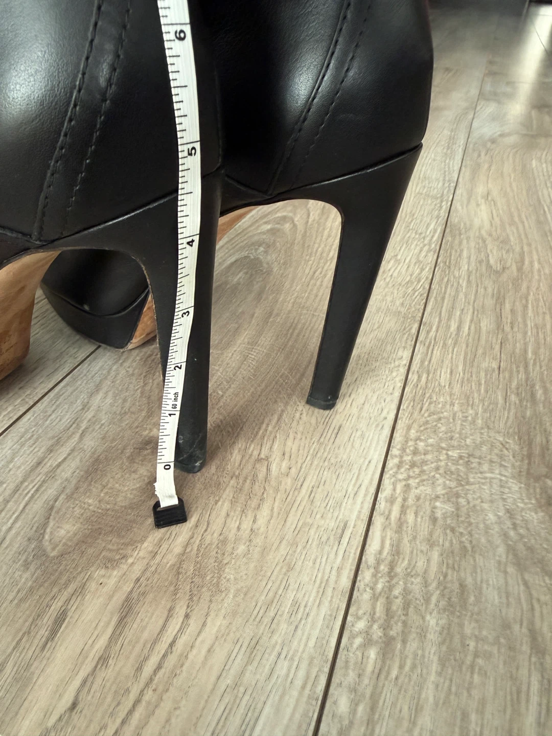 Jimmy Choo Black Leather Ankle Boots - photo 5