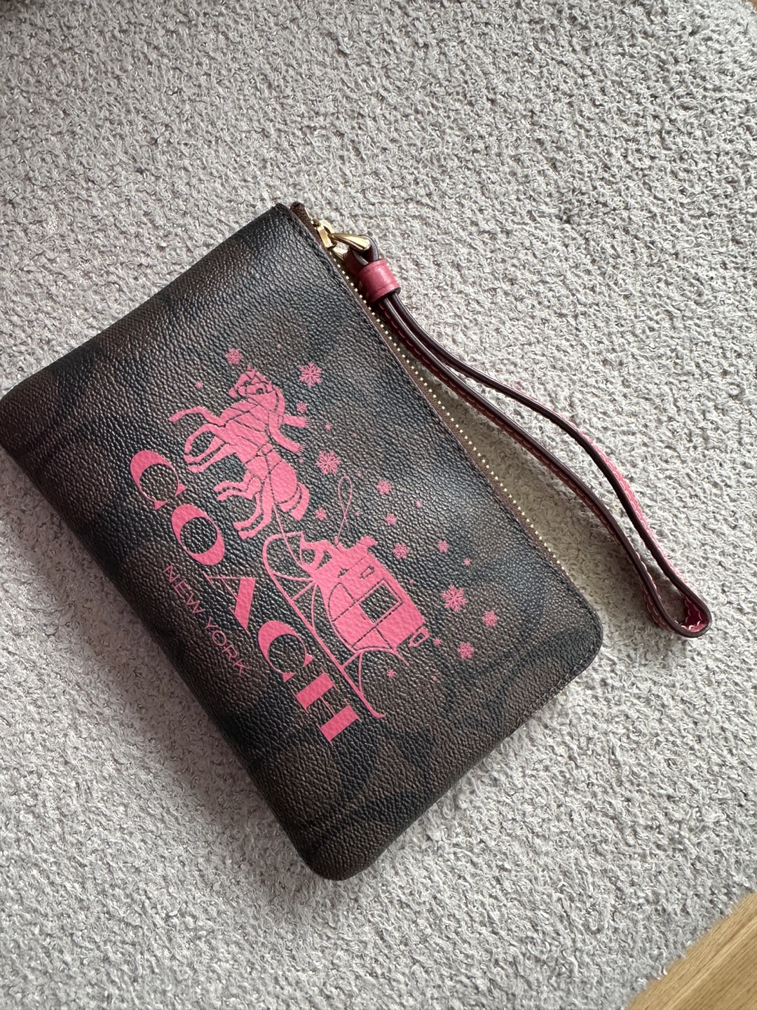 Coach New York Wristlet Clutch