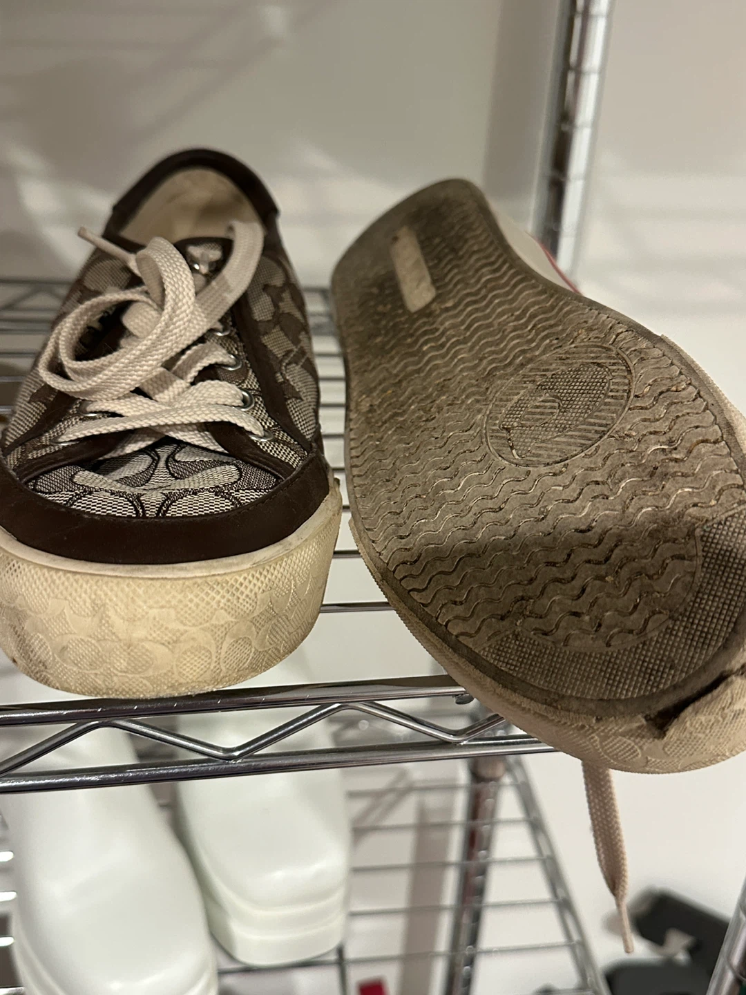 Coach Signature Canvas Sneakers - photo 2