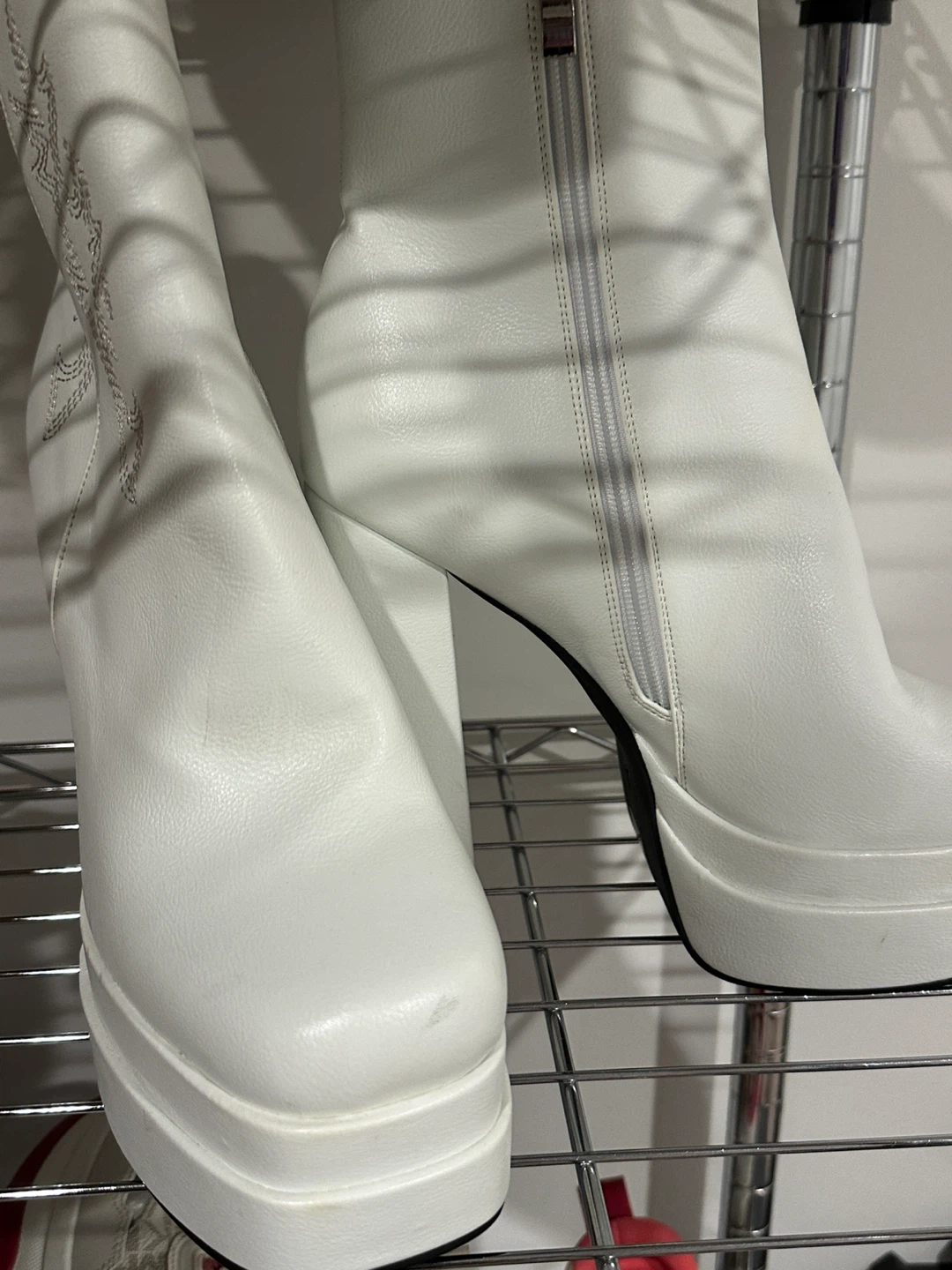 White Platform Boots