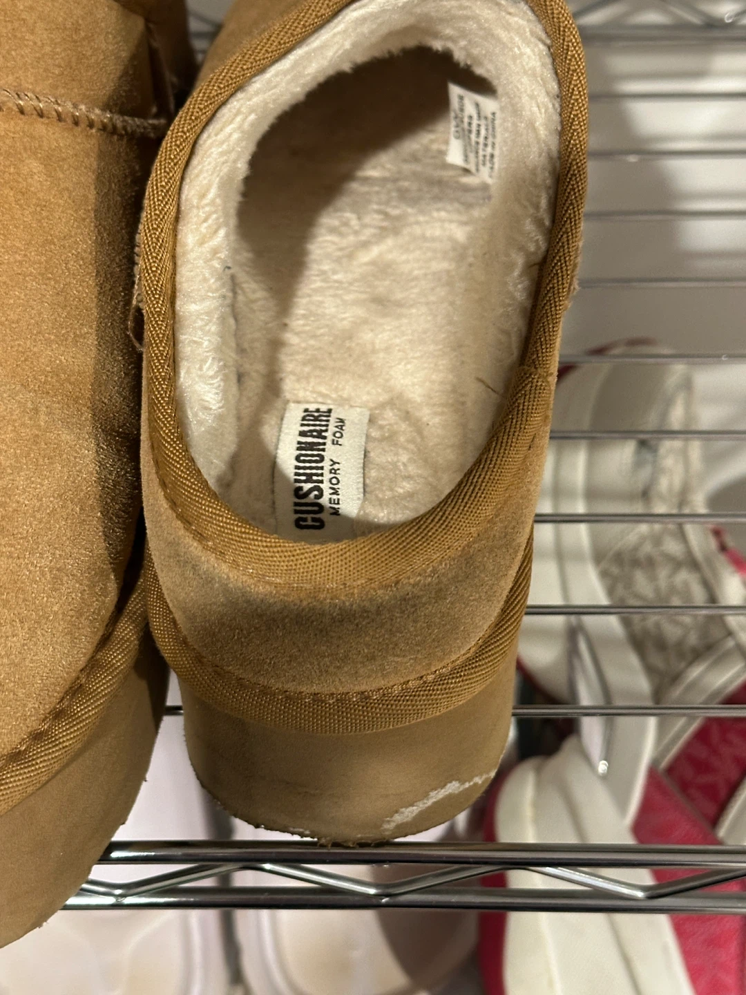 Cushionaire Brown Suede Memory Foam Mules - photo 3