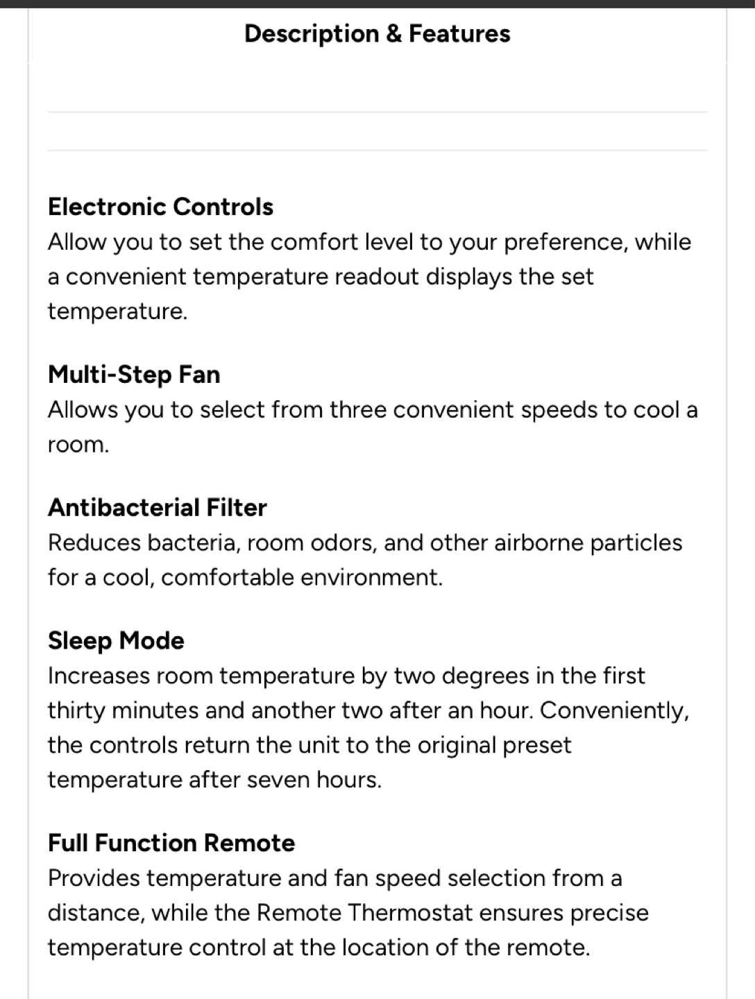 Frigidaire Air Conditioner - photo 4