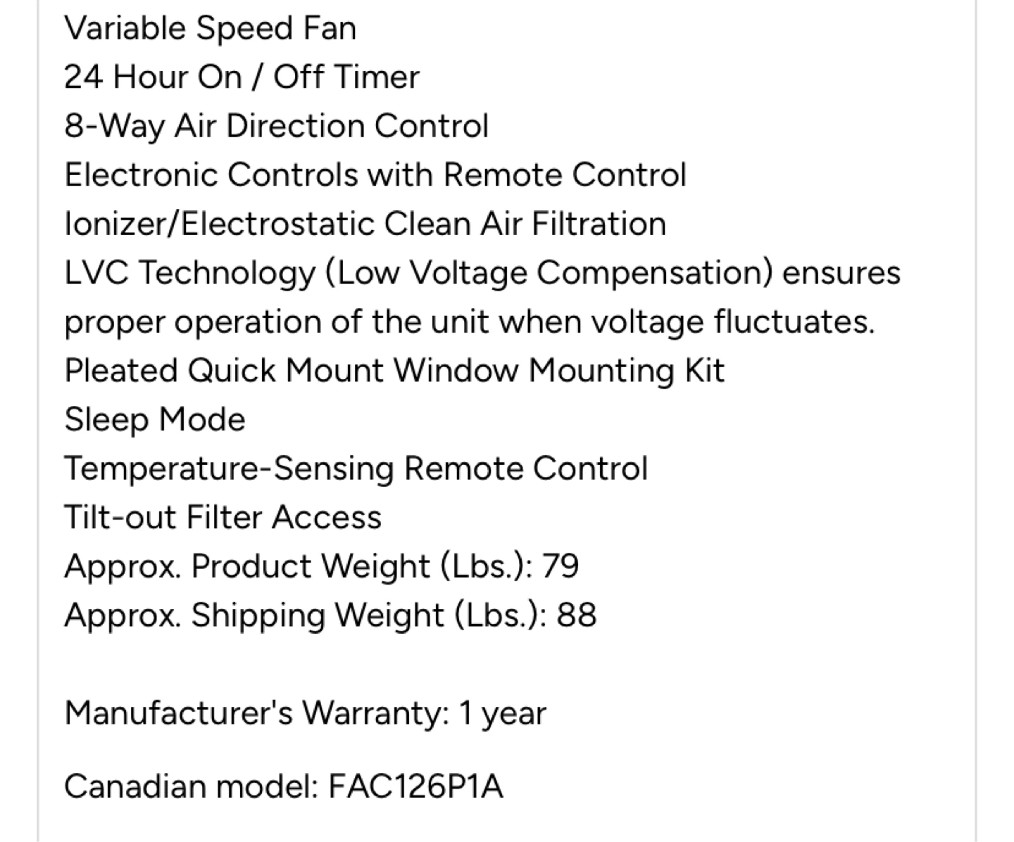 Frigidaire Air Conditioner - photo 5