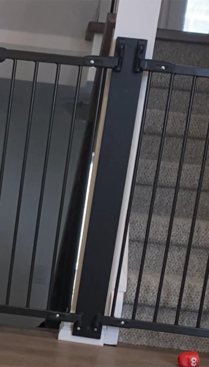 1 Double Black Metal Baby Safety Gates- KP Angle Mount baby Gate - photo 3