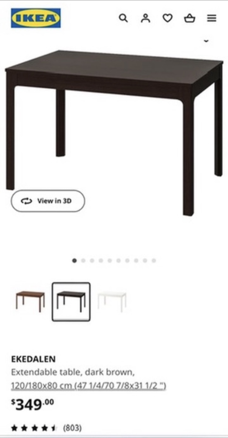 Can deliver—Ikea extendable table with 4 chairs and a bench. - photo 3