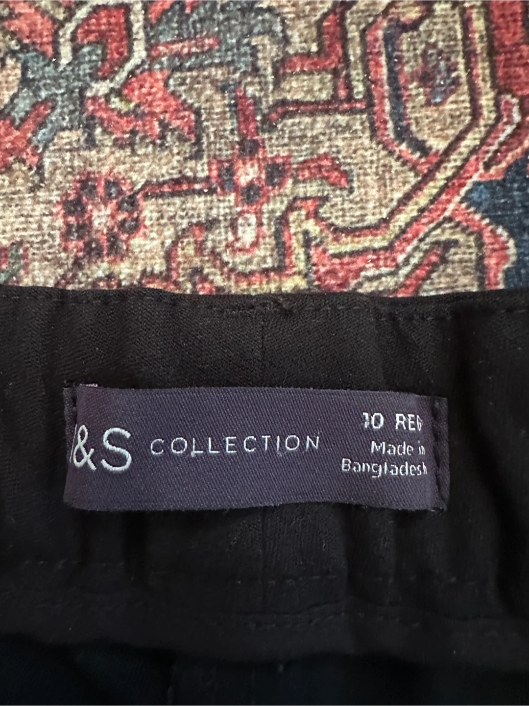 M&S Collection Black Trousers Size 10 Regular - photo 2
