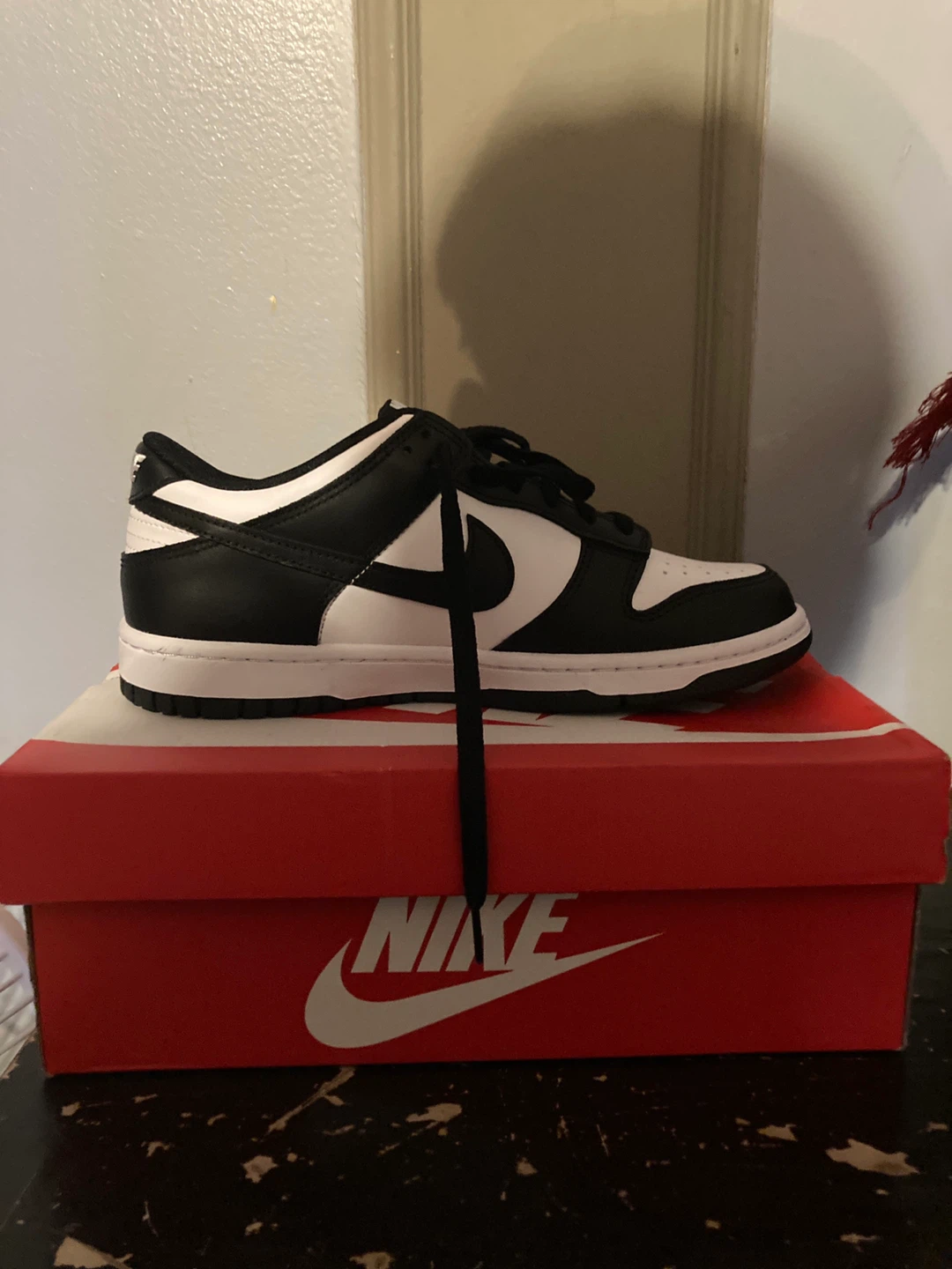 Nike Dunk Low (GS) Black White Youth Size 7Y