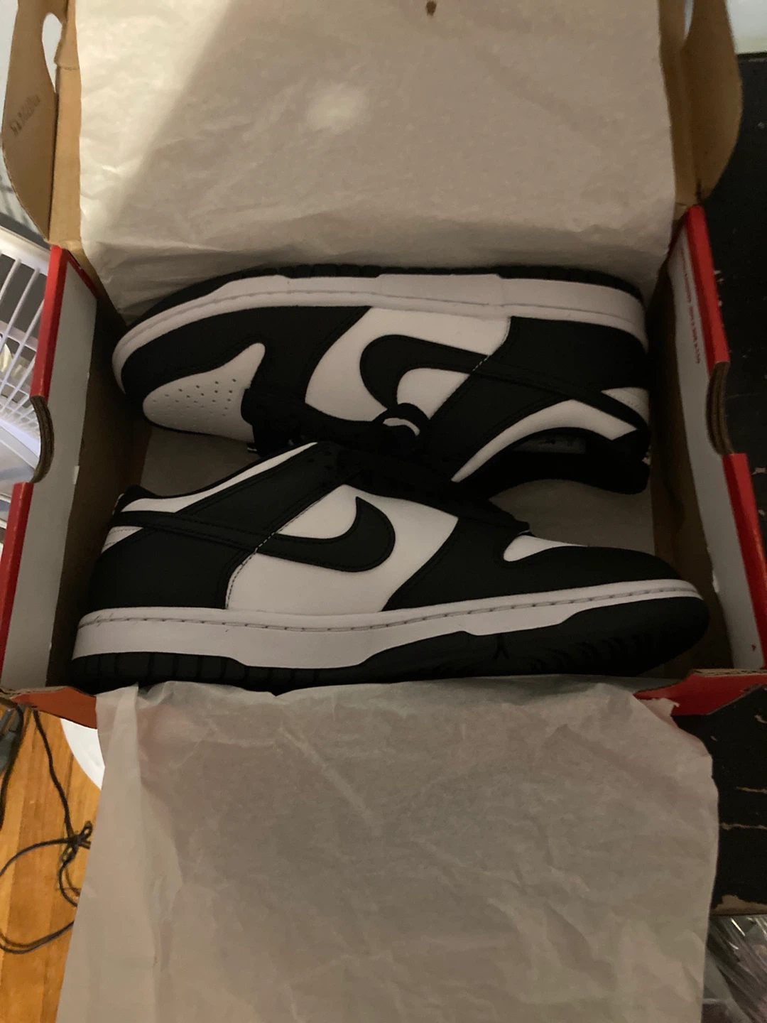 Nike Dunk Low (GS) Black White Youth Size 7Y - photo 4