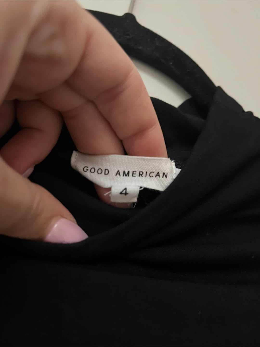 GOOD AMERICAN Black Mock Neck Bodysuit Size 4 - photo 2
