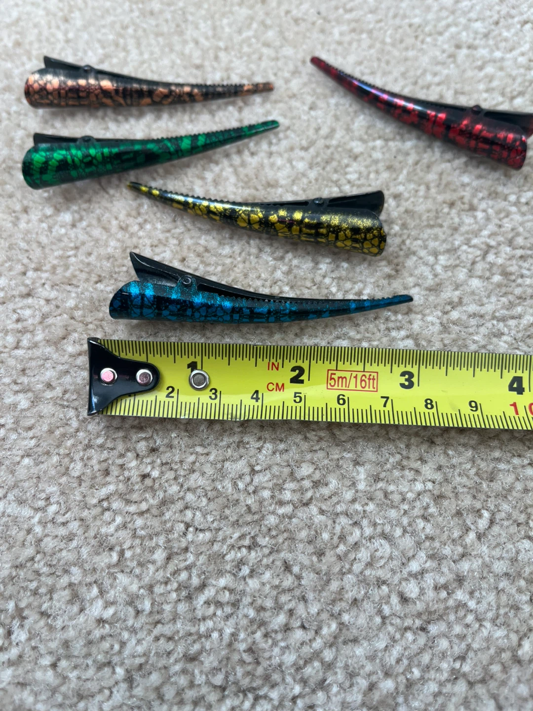 Set of 6 Alligator Hair Clips - photo 2