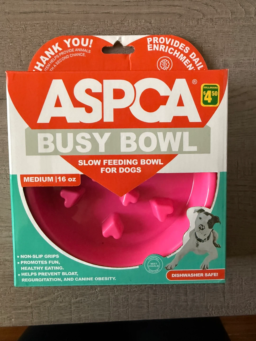 Slow Feeding Dog Bowl - Medium Pink - photo 3