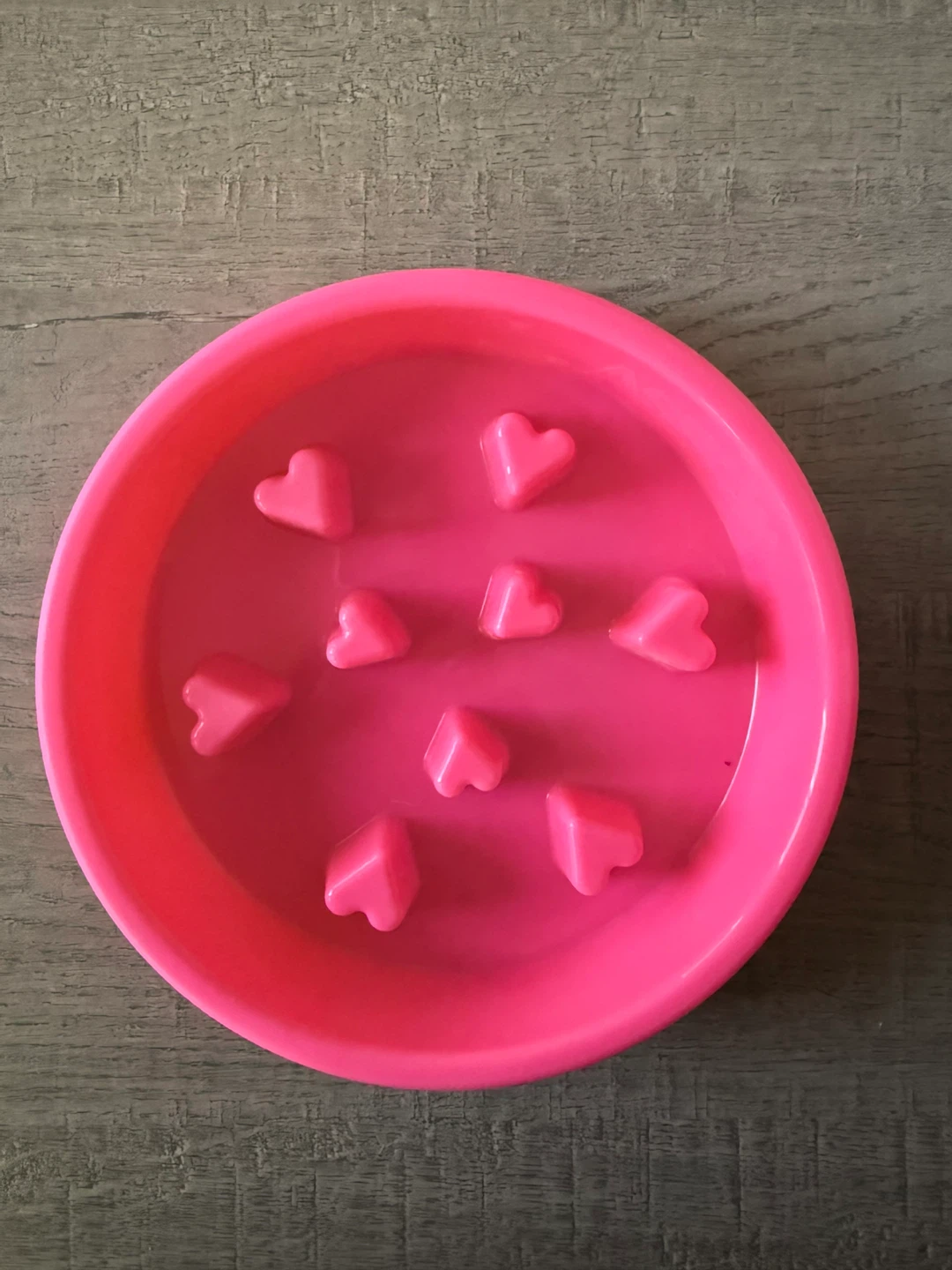 Slow Feeding Dog Bowl - Medium Pink