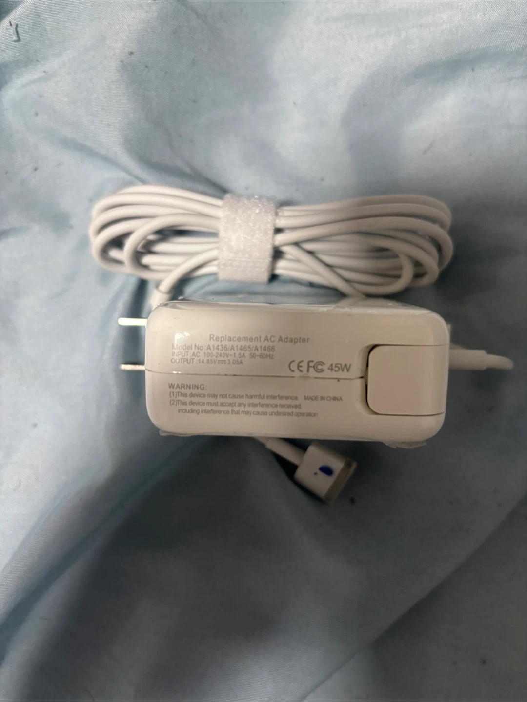 Replacement 45W MagSafe 2 AC Adapter for A1436, A1465, A1466 - photo 3