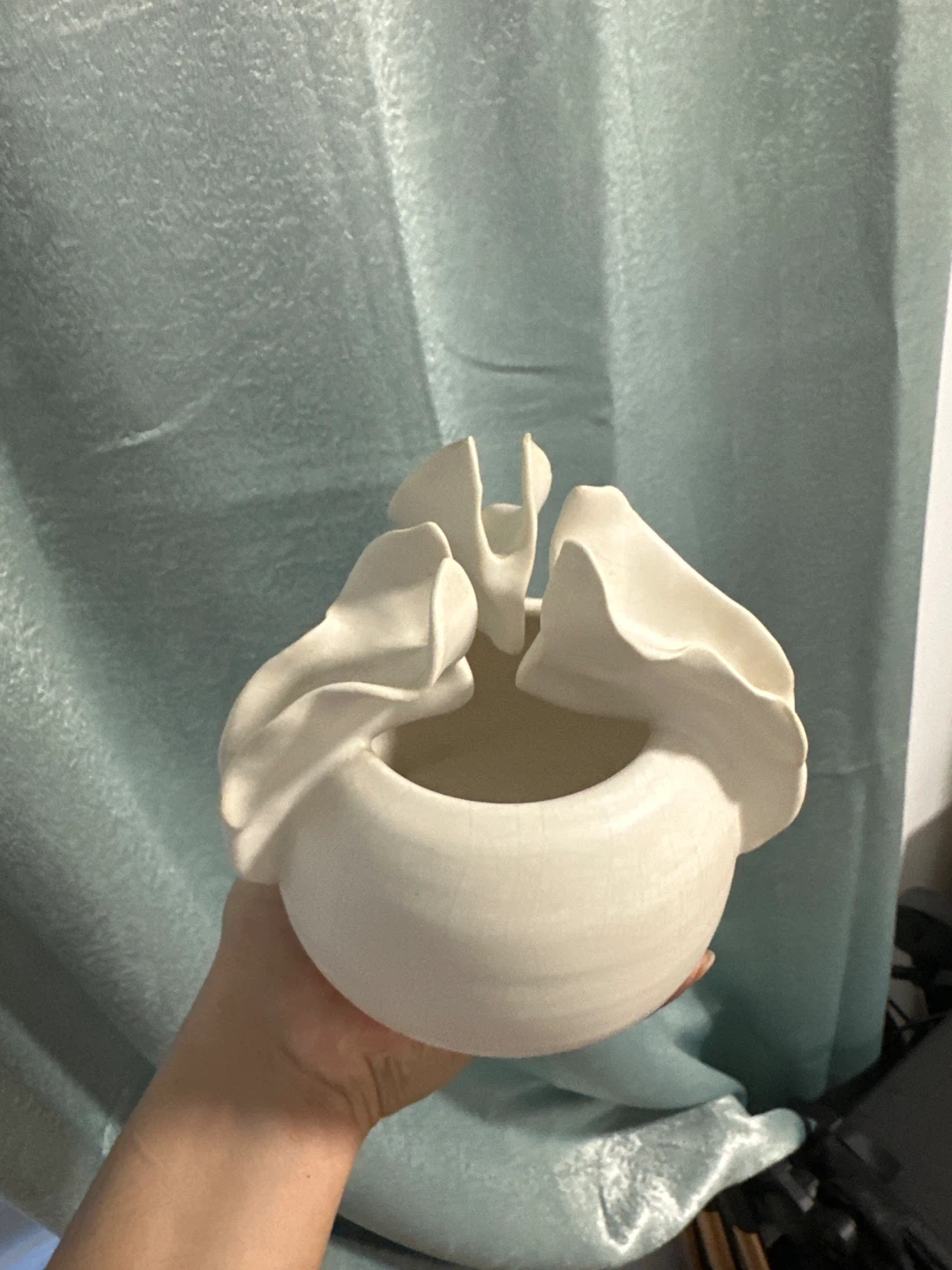 White Ceramic Flower Vase
