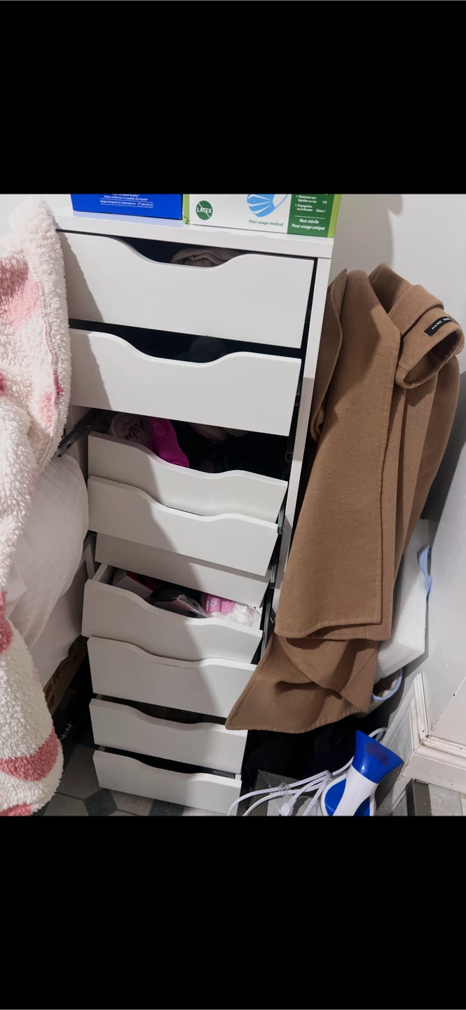 IKEA ALEX Drawer Unit 9 Drawers White - photo 2