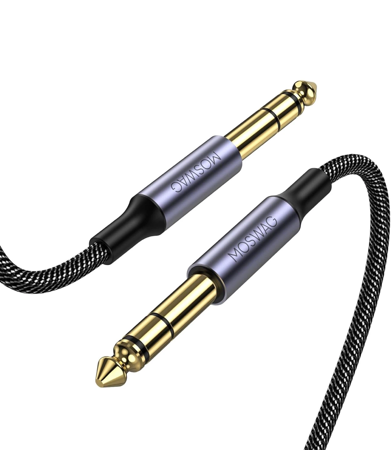 MOSWAG 1/4 inch TRS to 1/4 inch TRS Audio Cable - photo 2