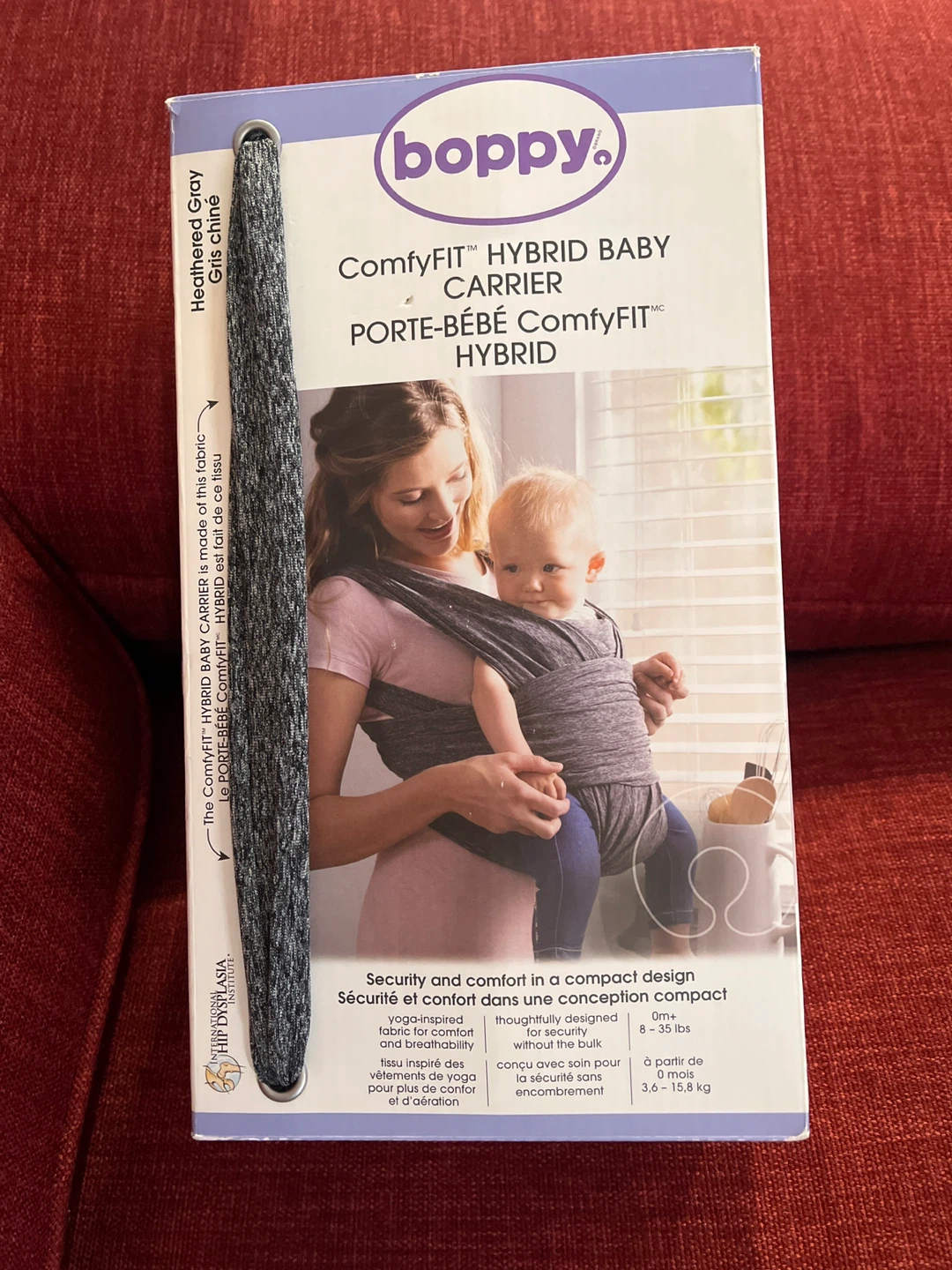 Boppy ComfyFit Hybrid Baby Carrier - Heathered Gray