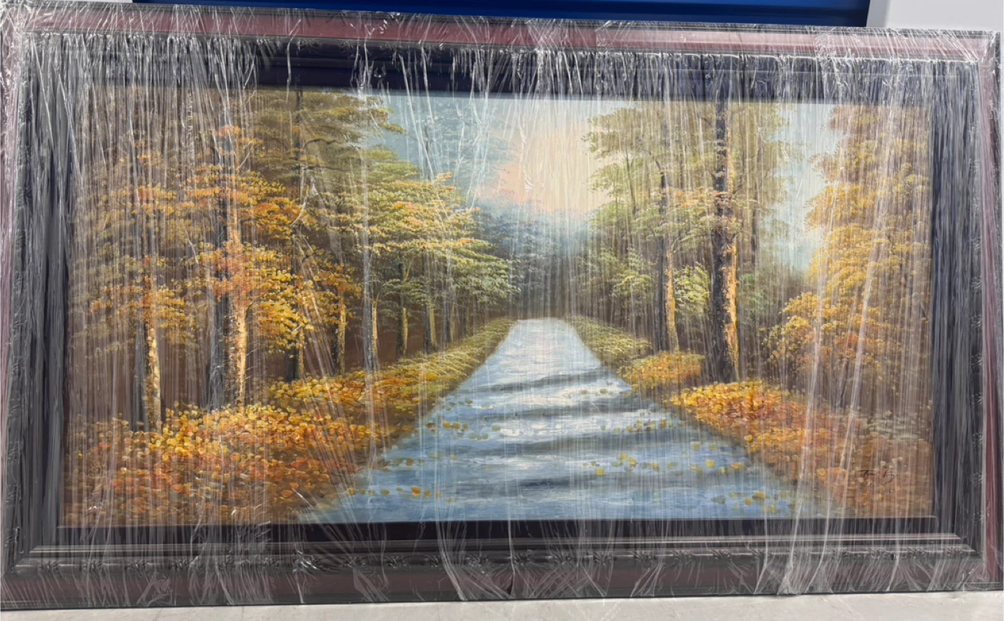 Framed Landscape Painting - Almost New