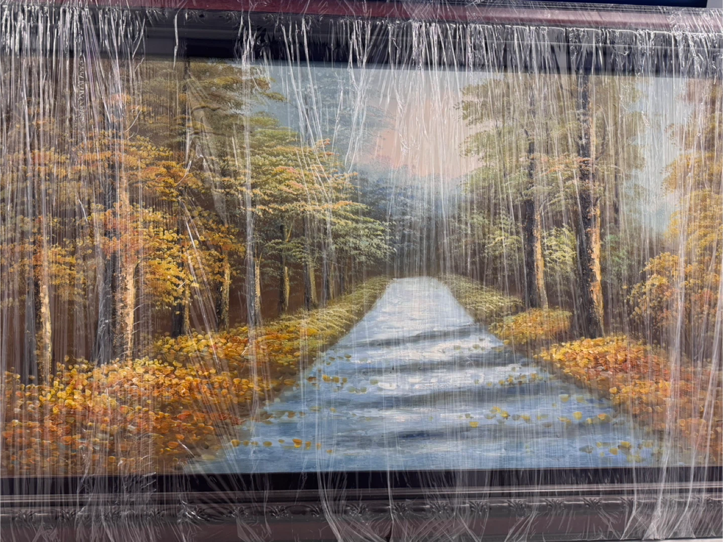 Framed Landscape Painting - Almost New - photo 2