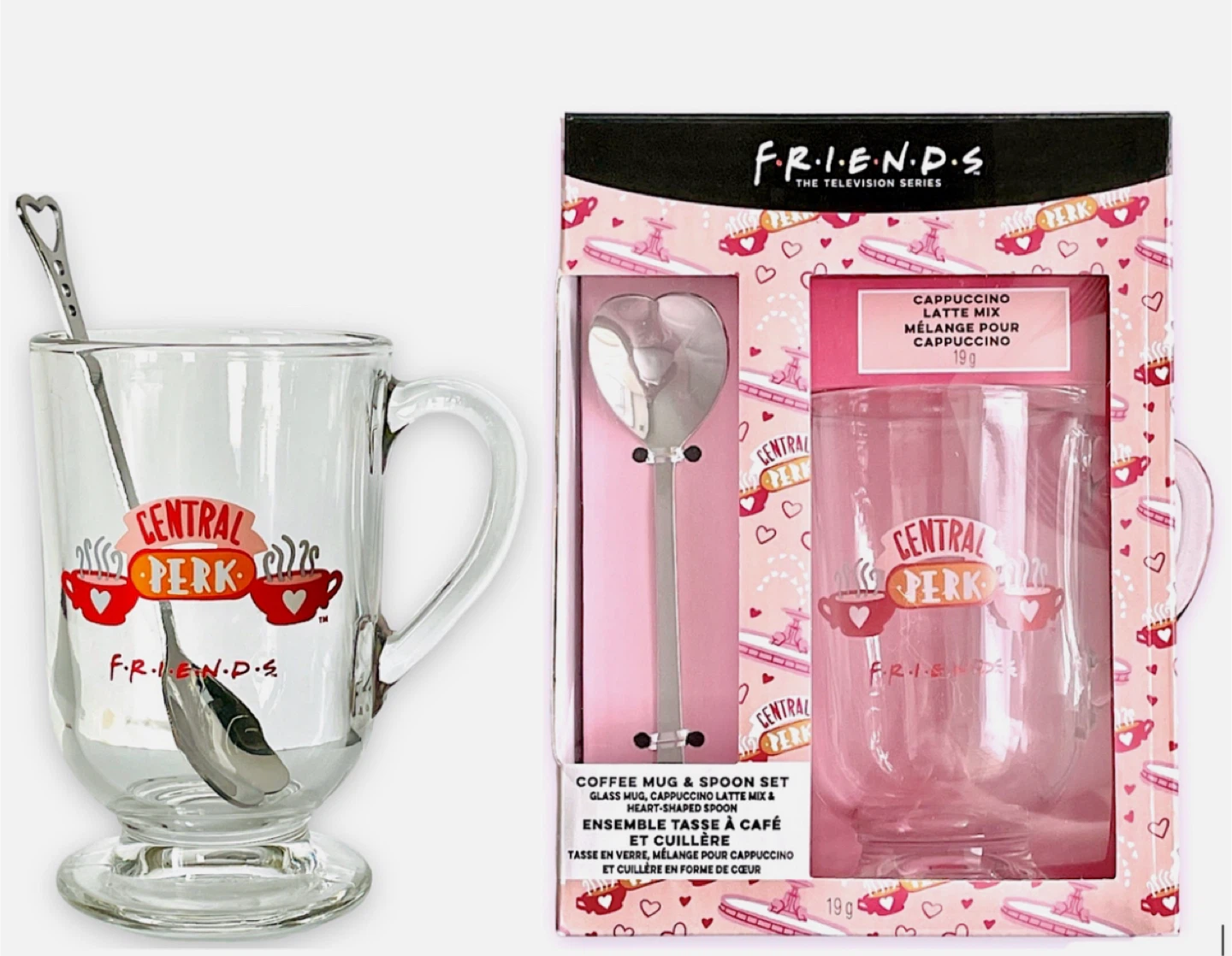 F.R.I.E.N.D.S. Central Perk Coffee Mug & Spoon Set