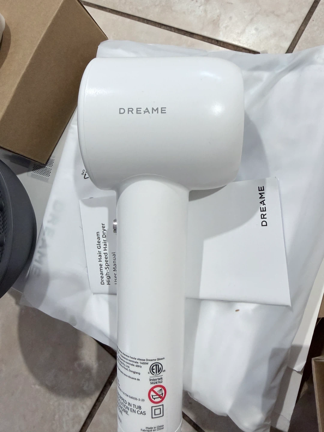 DREAMEl Gleam High-speed Hair Dryer - White - photo 3