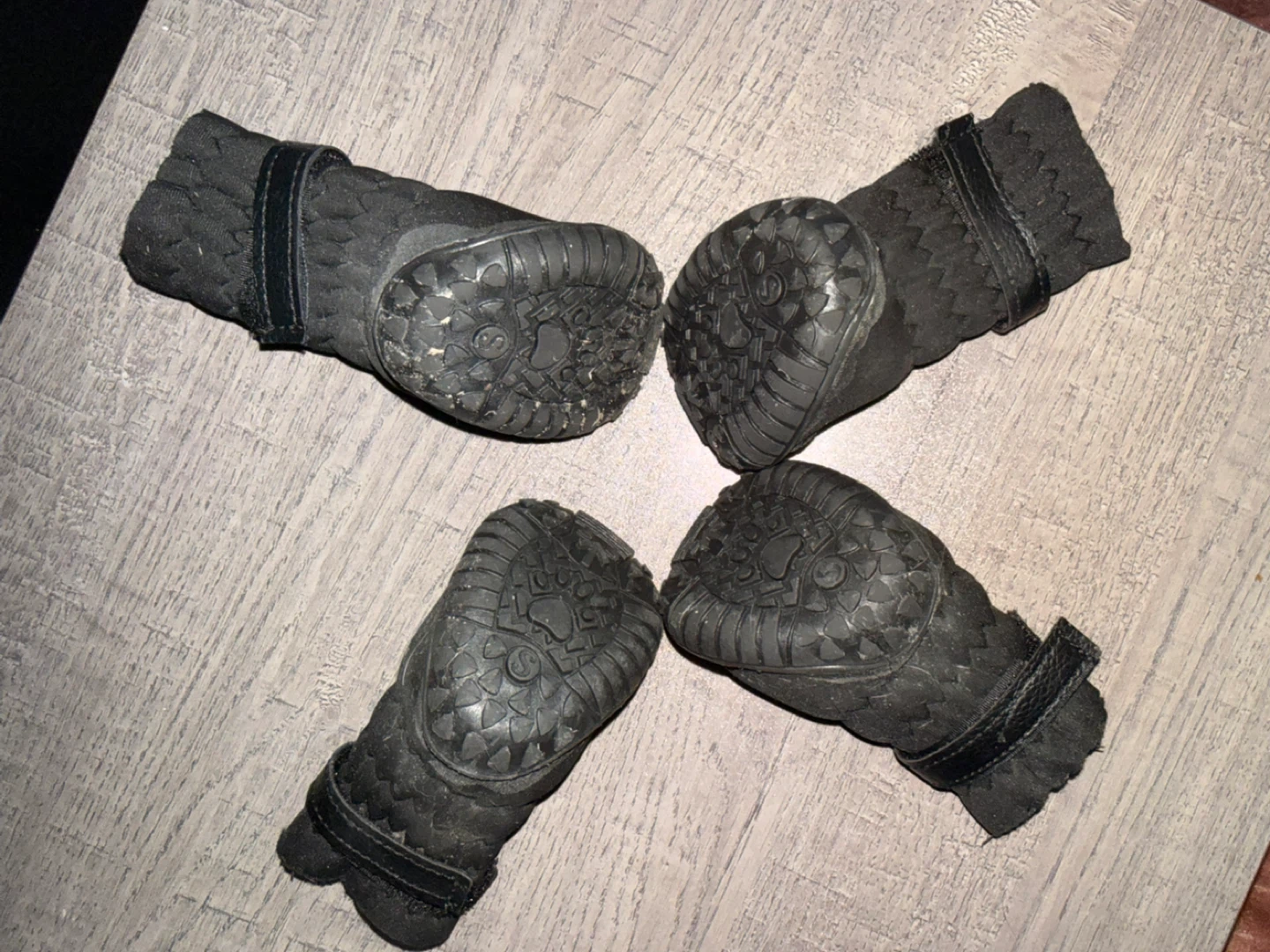 GF Pet Black Dog Boots - Size S - photo 2