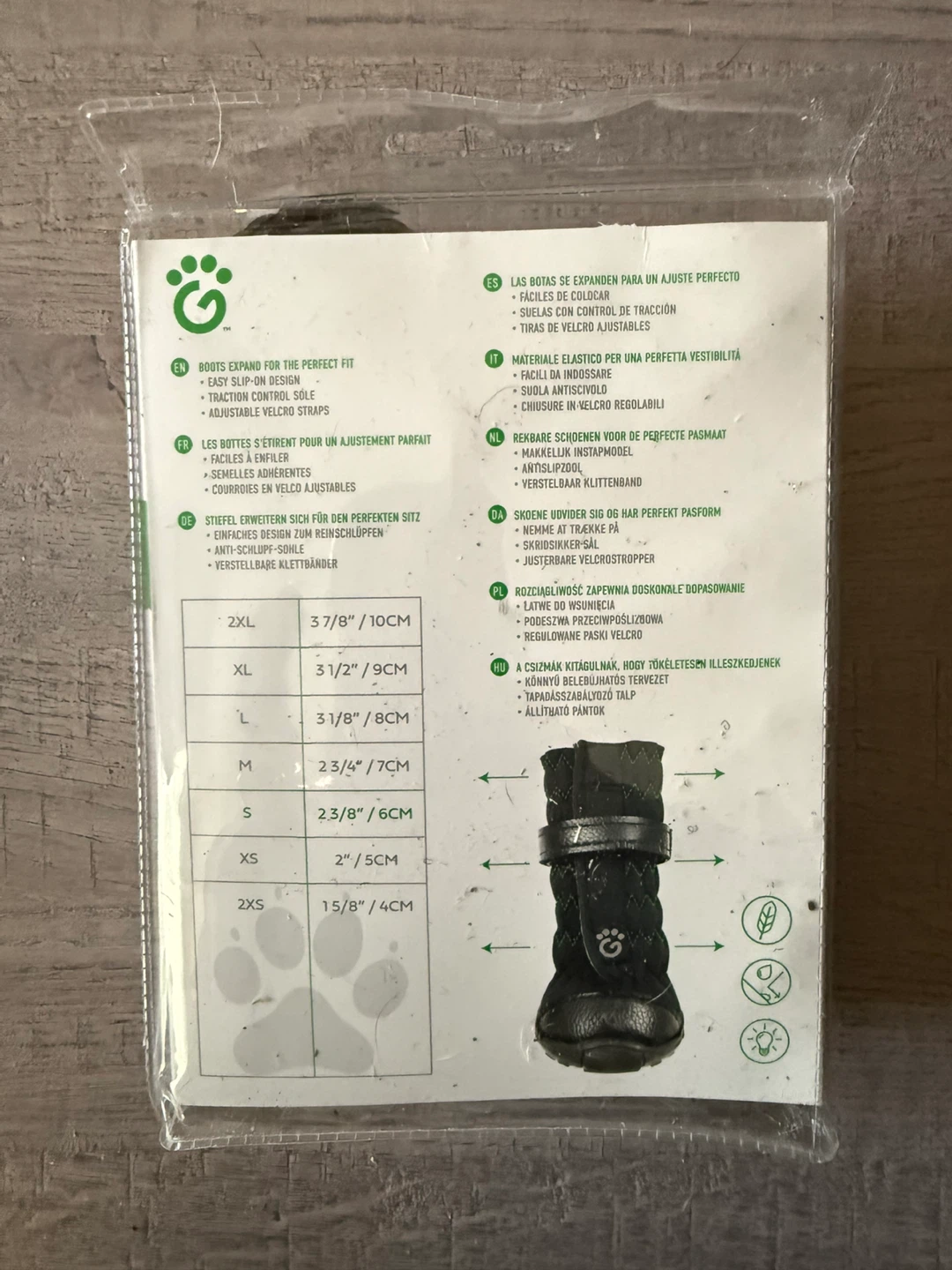 GF Pet Black Dog Boots - Size S - photo 5