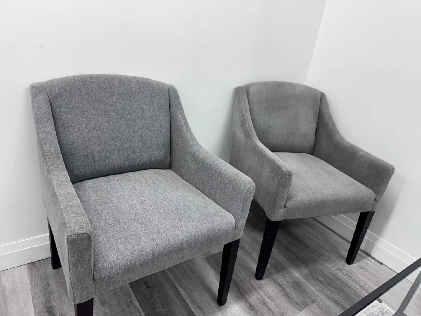 Grey Accent Chairs (Set of 2) - photo 2