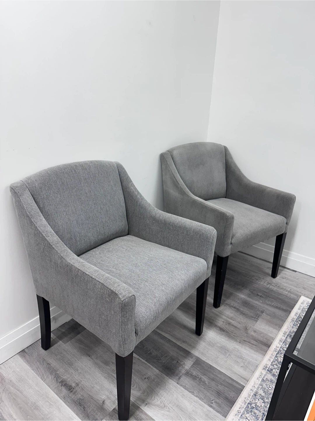 Grey Accent Chairs (Set of 2)