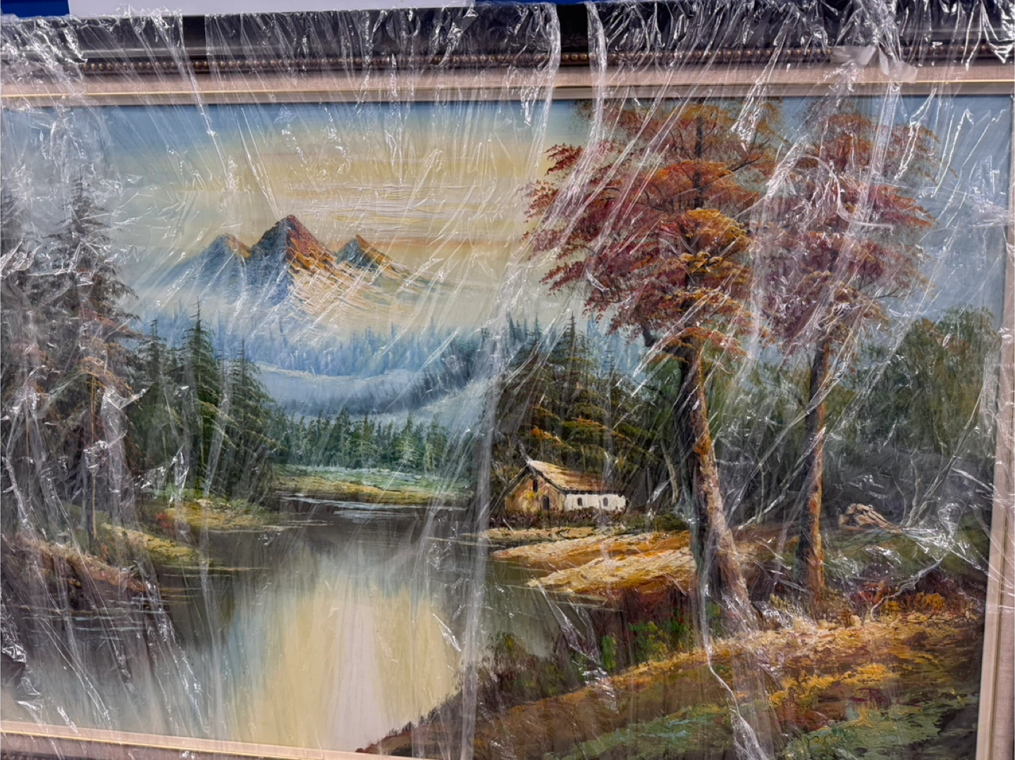 Framed Landscape Painting - Almost New - photo 2