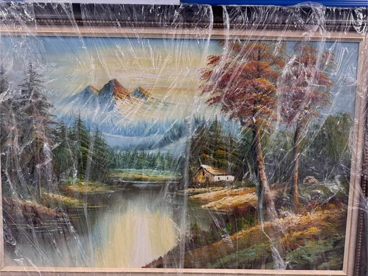 Framed Landscape Painting - Almost New - photo 4