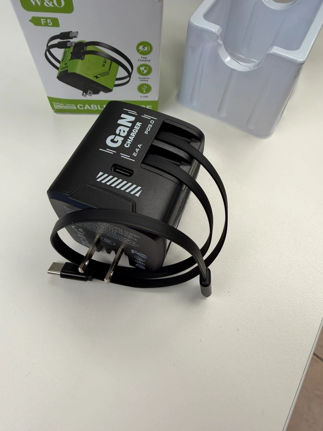 W&O GaN Charger F5 60W Fast Charging Adapter - photo 3