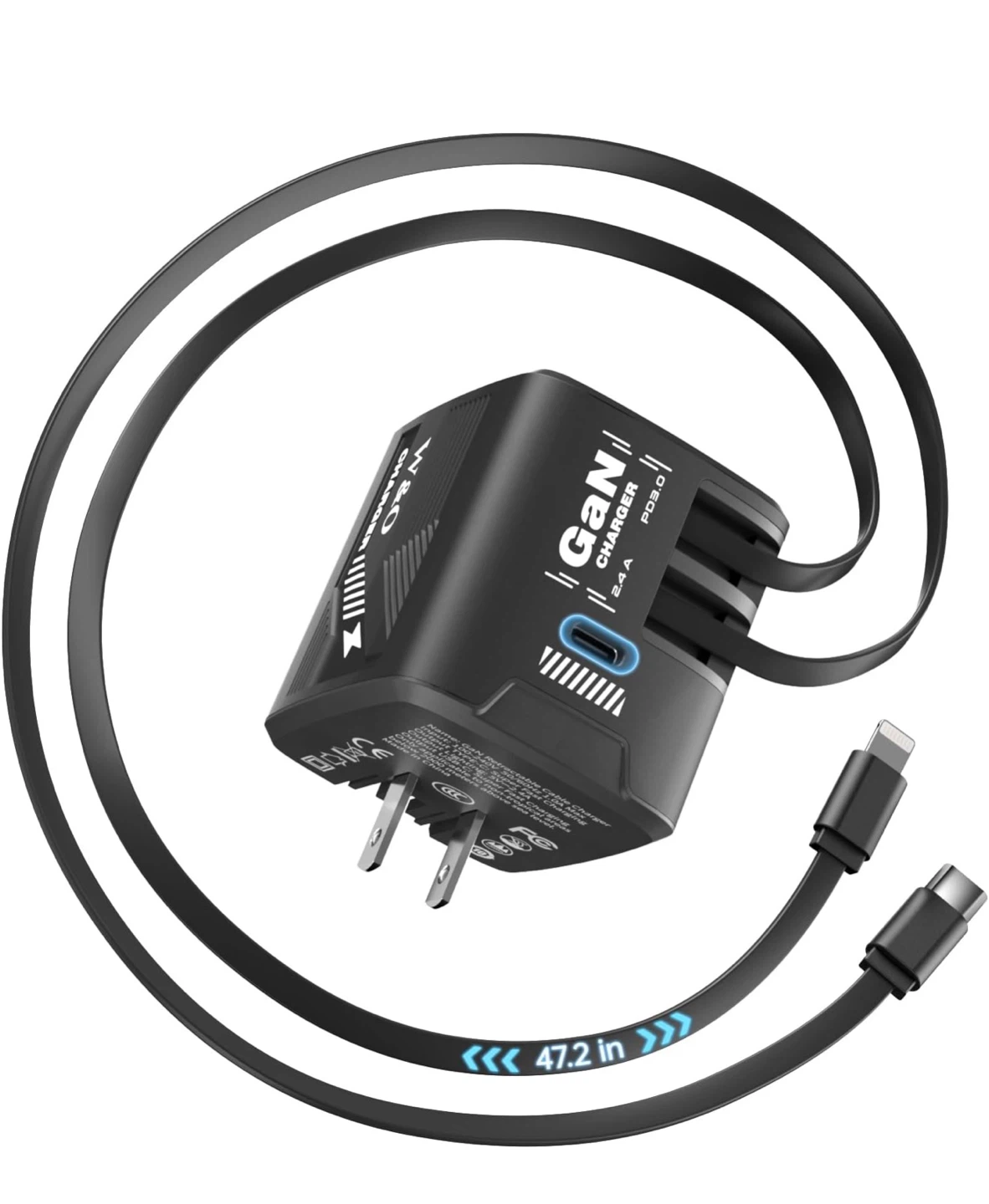 W&O GaN Charger F5 60W Fast Charging Adapter