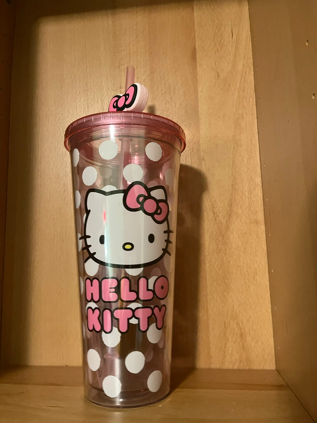 Hello Kitty Tumbler with Straw