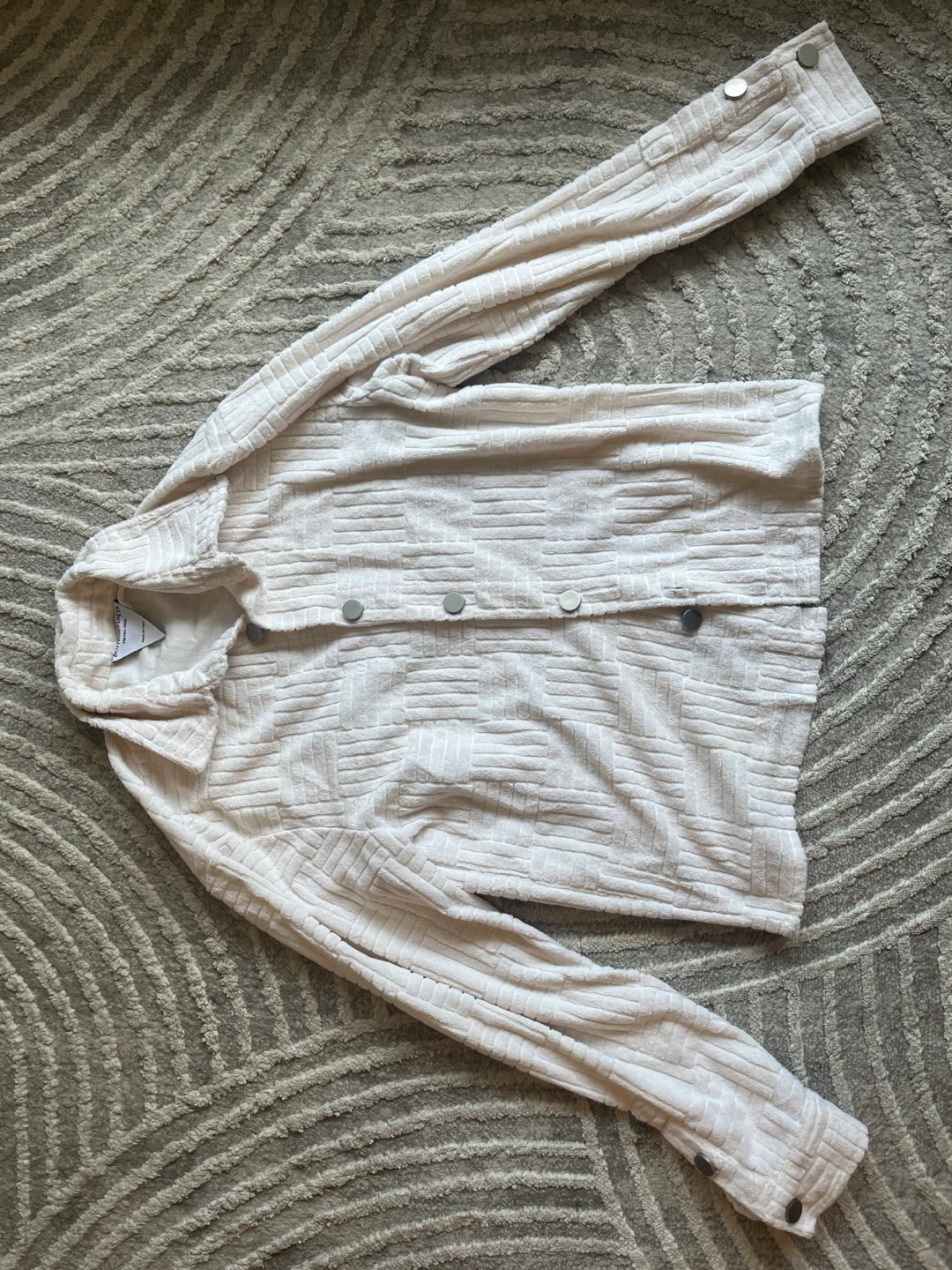 Bottega White Textured shirt
